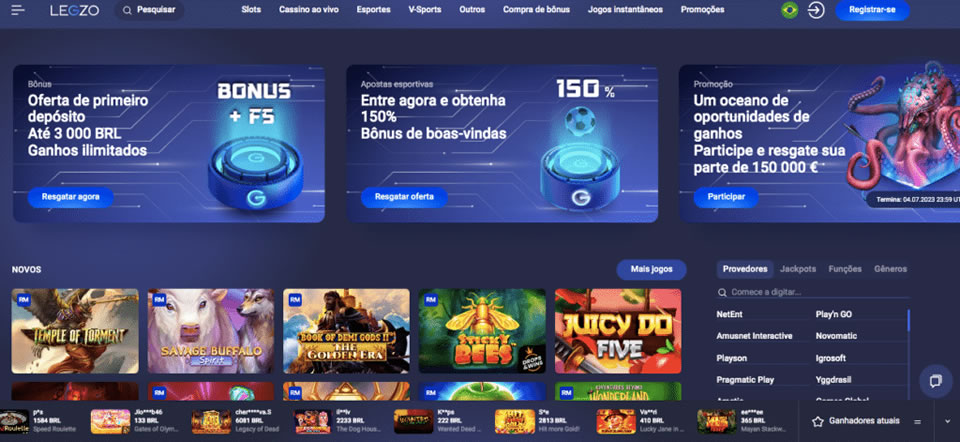 Existem muitos jogos para escolher. Especializado em Bacará e Slots Online